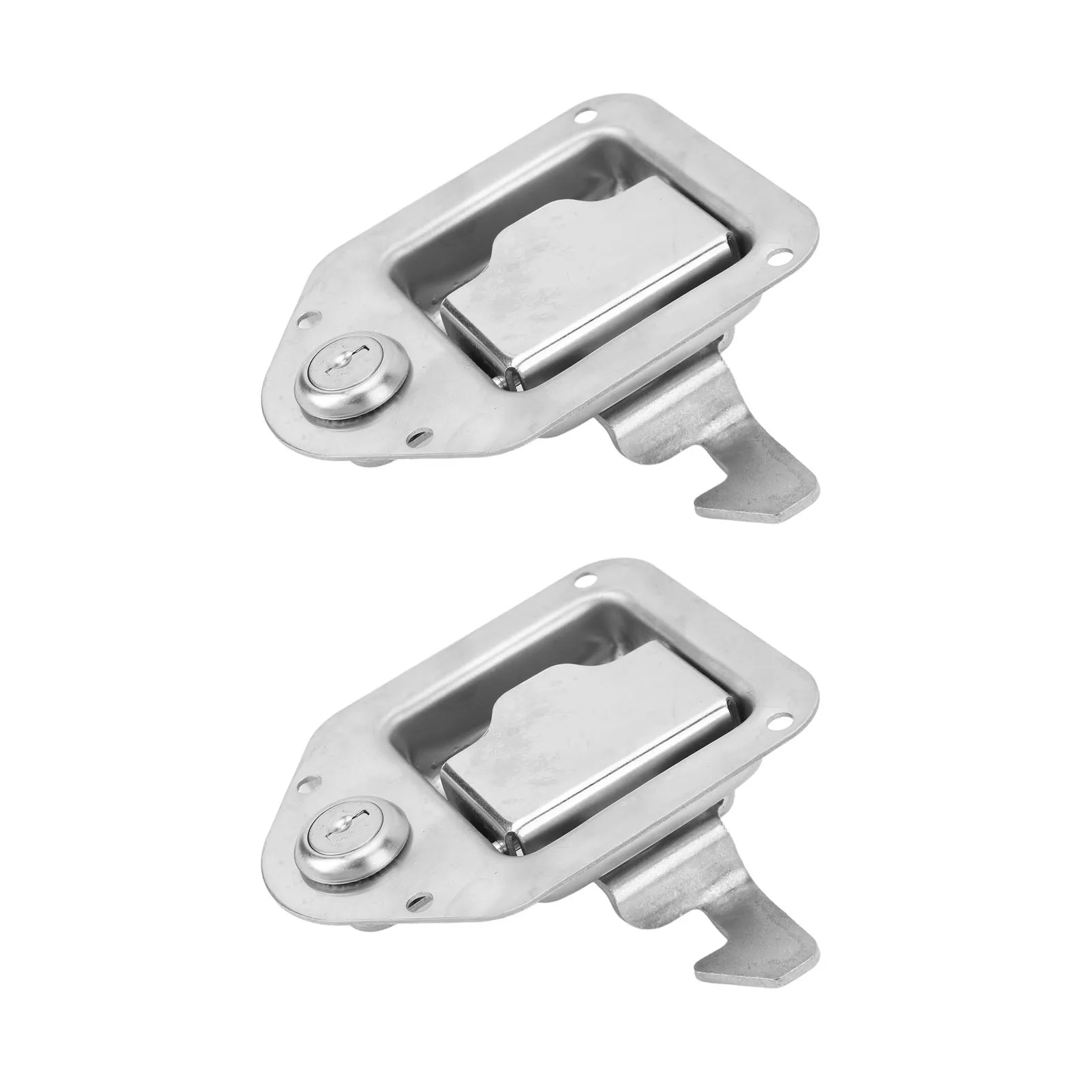 Zamek do skrzynki narzędziowej do ciężarówki, stal nierdzewna, z kluczykami, do przyczepy kempingowej, UTV, ATV, skrzynki narzędziowej, hit