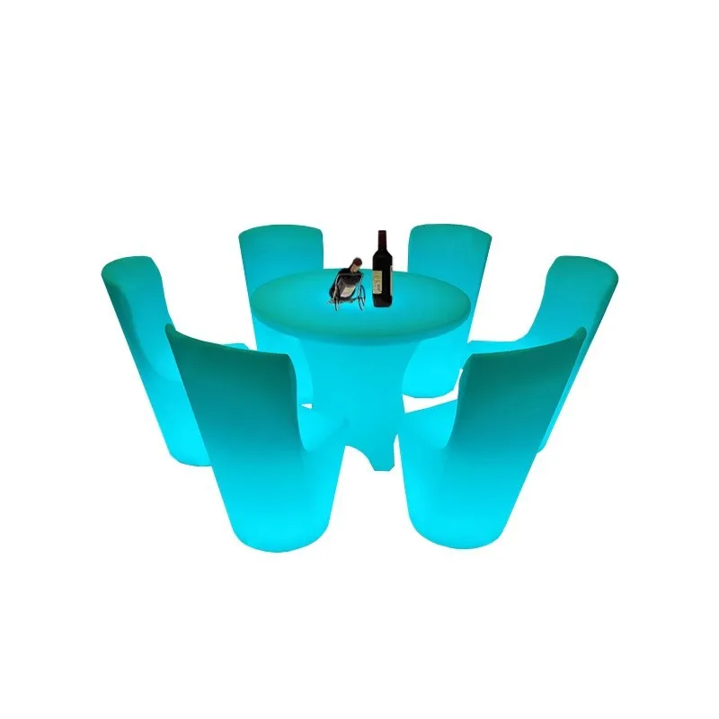 

Luminous wine bar counter card seat sofa multi-person sofa light luxury simple coffee table cafe table and chair furniture