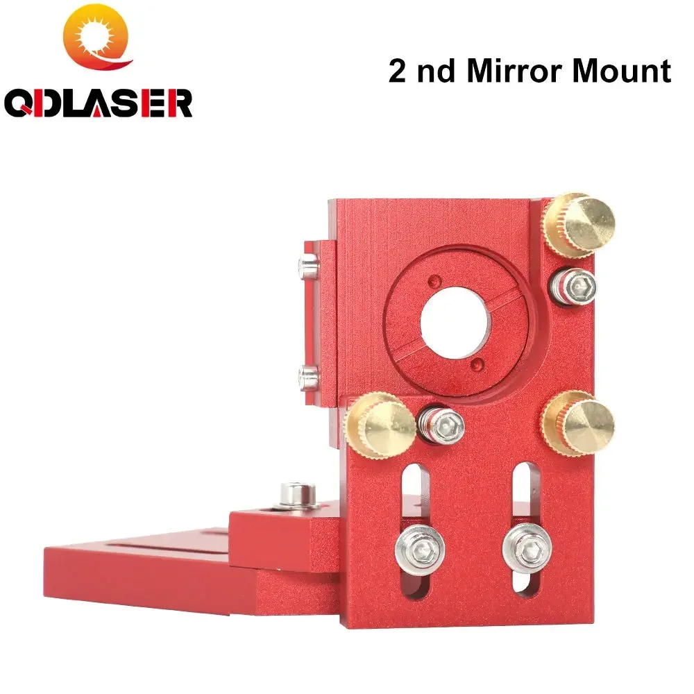 QDLASER CO2 Second Red Mirror Mount Mirror 25mm Integrative Mount For Lase Cutting Machine