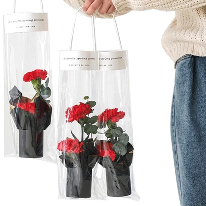 Mini Flower Bucket Round Hug Bucket Gift Box Bouquet Packaging Cylindrical Flower Box DIY Wedding Valentines Day Gift 6.5*7.5CM