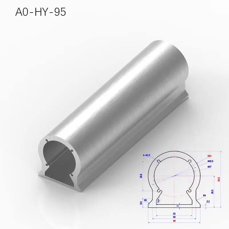 95 High Quality 6061 Aluminium Extrusion Profile Panel For Power Amplifier Customized Chassis With CNC Precision Machining