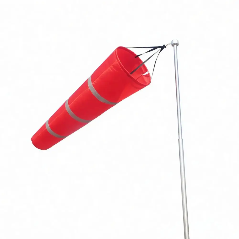 Reflective Wind Direction Sock Waterproof Outdoor Safety Monitor Weather Vane Airport Garden Industrial Measurement Tool