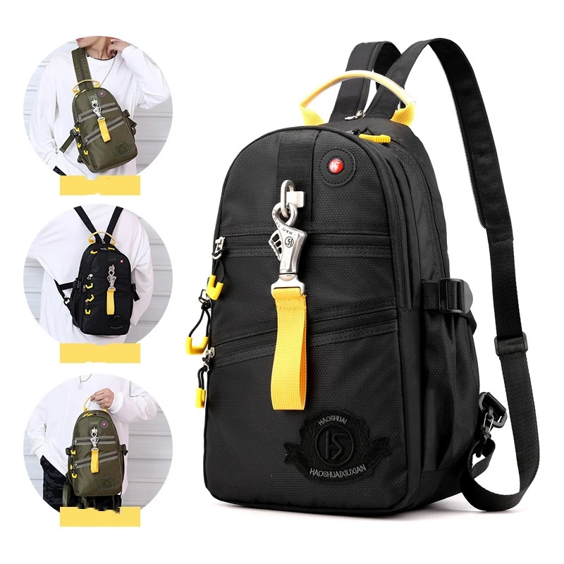 Fashion Design Multifunction Backpack For Men Women Outdoor Sling Cross Bag Unisex Fanny Pack Travel Bagpack Mochila Bookbag