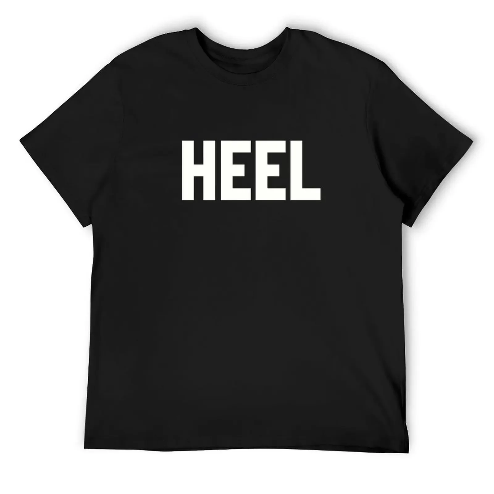 Wrestling HEEL (Light letters for dark Tees) T-Shirt blanks tops mens vintage t shirts