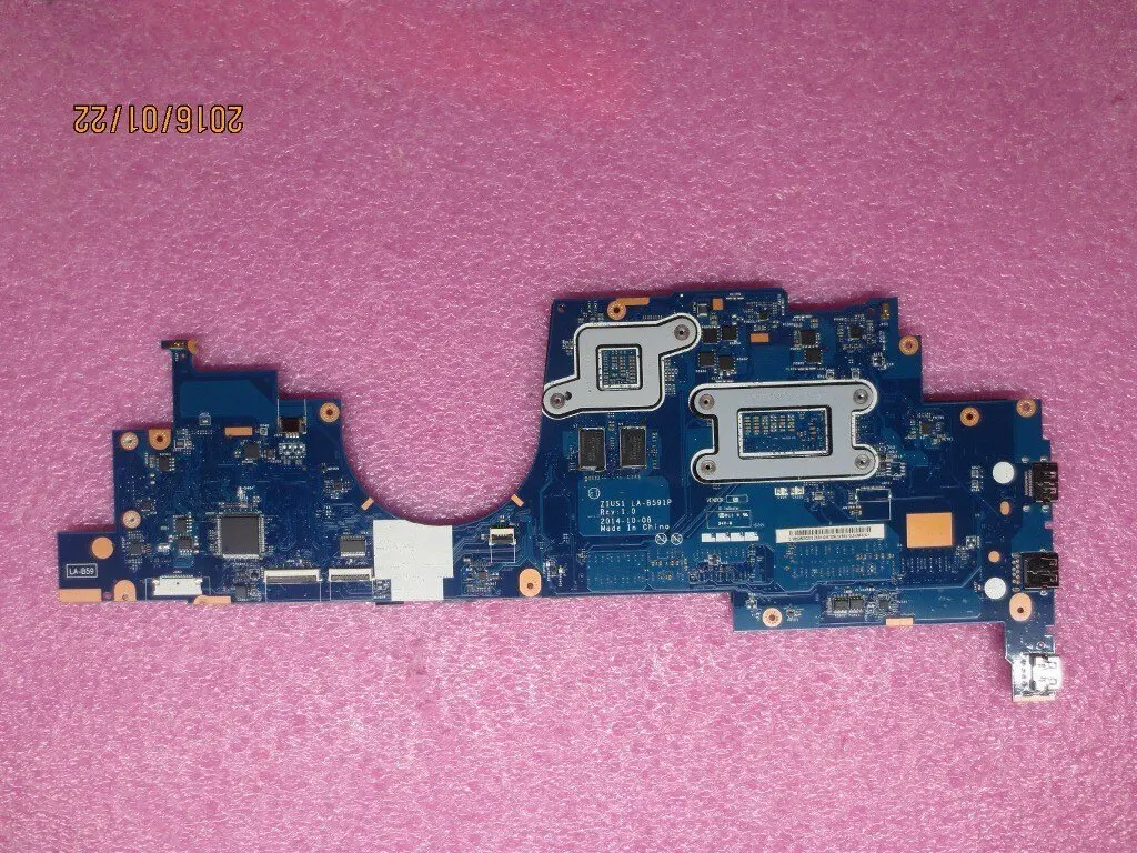 New Yoga 15 S5 Laptop ThinkPad motherboard Model Multiple SN LA-B591P PN 00NY540 CPU I55200U i75500U GPU N15S-GT-S-A2 DRAM 2G 4G