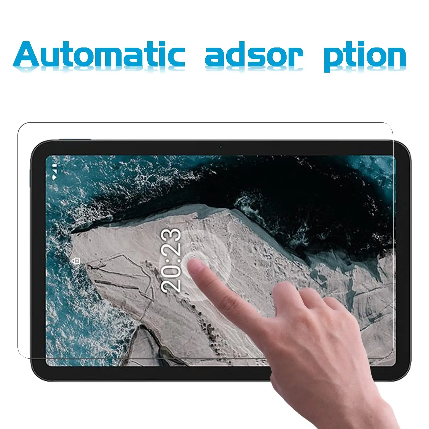 Screen Protector for Nokia T20 2021 Easy Installation Tempered Glass Film for Nokia T20 10.4 Inch HD Clear Protective Film