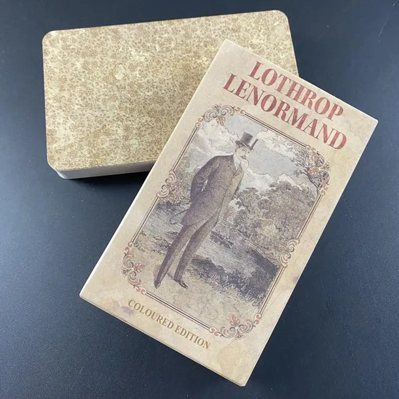 English Version Lothrop Lenormand Oracle Cards Fortune Telling Divination Tarot Deck Leisure Table Game Playing Cards