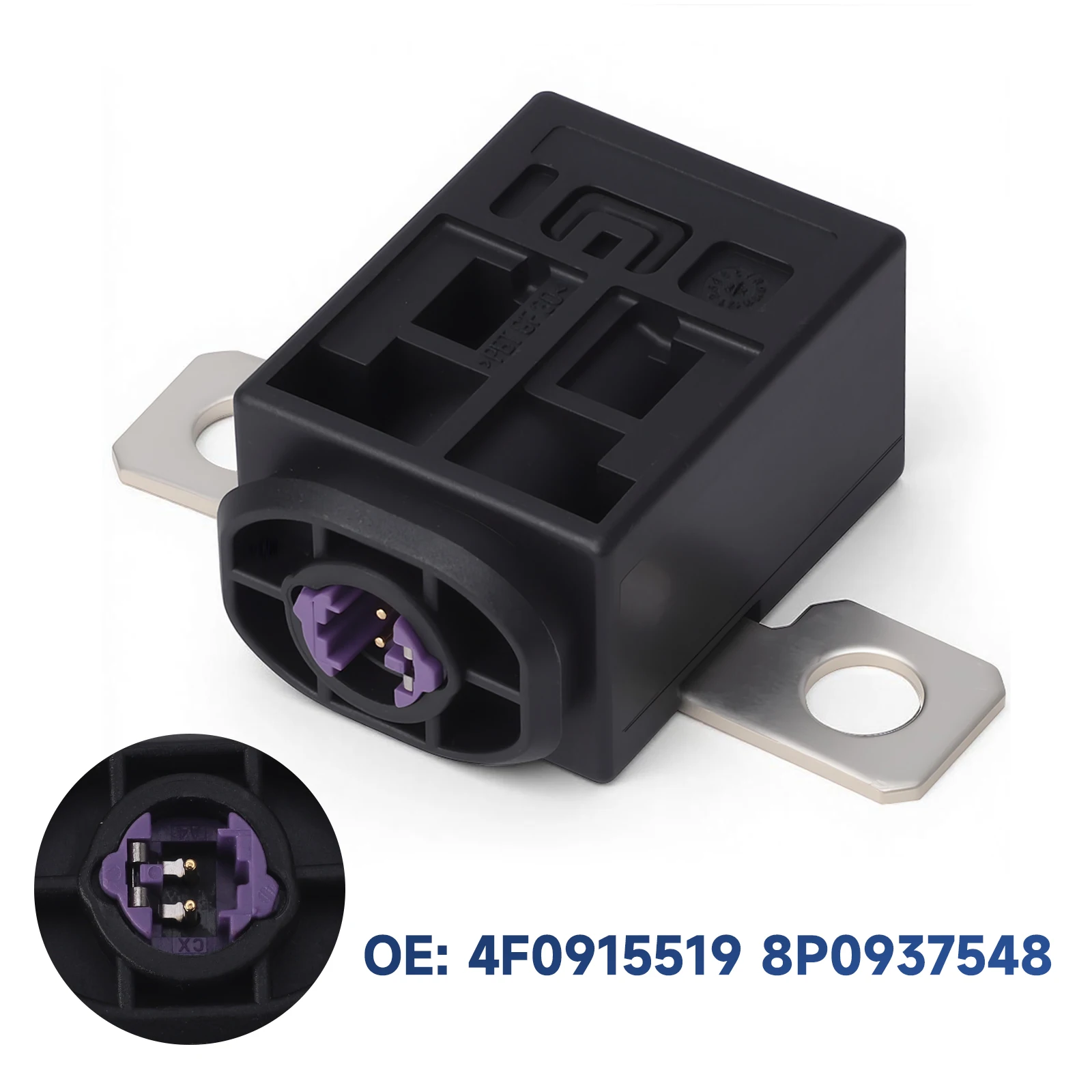 

New 4F0915519 Battery Cut Off Fuse Overload Protection Trip For Audi A3 S3 A4 A5 A6 A7 A8 Q5 Q7 TT RS5 Plastic Copper 107717700A