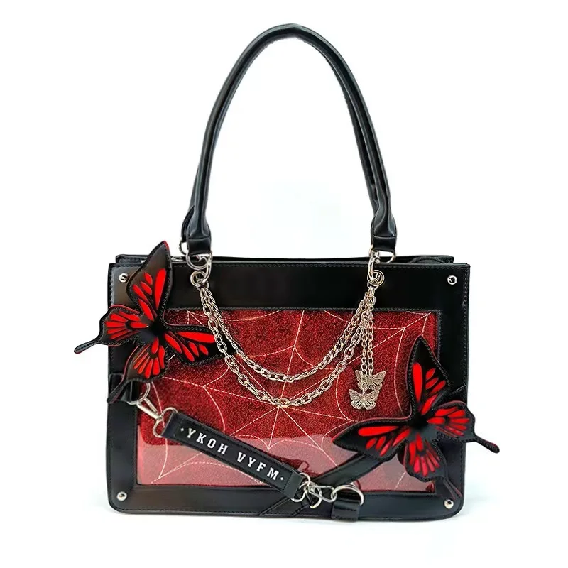 NONE Ita Bag Transparent Butterfly Spider Web 7