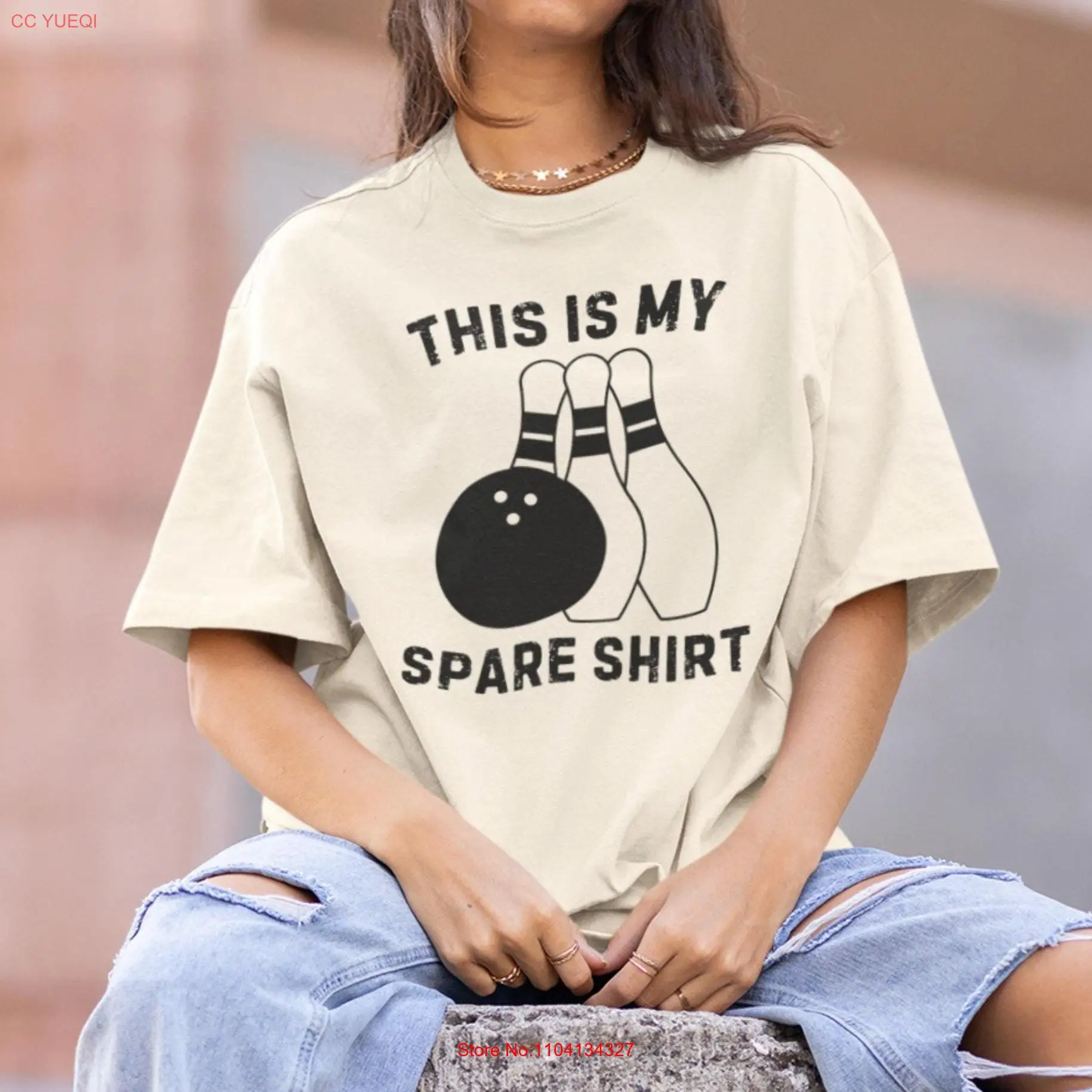 Esta es mi camiseta de repuesto, amante de bolos Retro para Bowler, Vintage, divertidas mangas largas o cortas