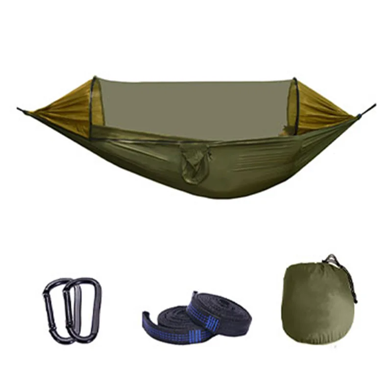 Outdoor Camping Nylon Ripstop Hiking Hammock Mosquito Net