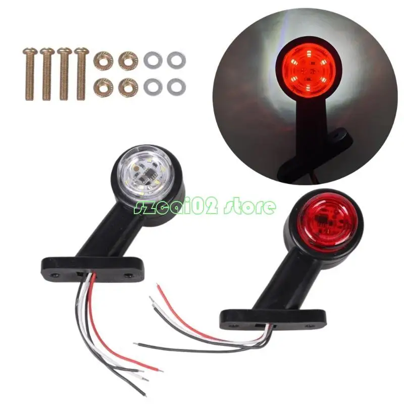 

400B Энергоэффективный светодиодный боковой габаритный фонарь Энергоэффективная лампа Универсальная аксессуара для прицепа для