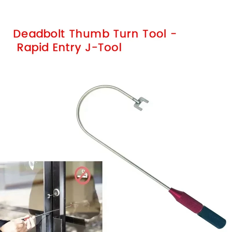 ABAE-Locksmith Bypass Deadbolt Thumbturn Tool do otwierania i podważania drzwi Sklep Samochodowe zamki do szklanych drzwi Odblokowanie awaryjne