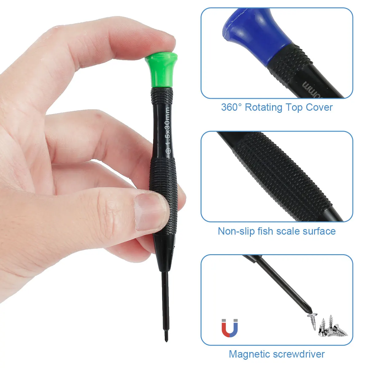 Magnetic Screwdriver Set Mini Multi-Function Magnetic Precision Screwdriver For Watch Eyeglasses Phone Repairing Hand Tools