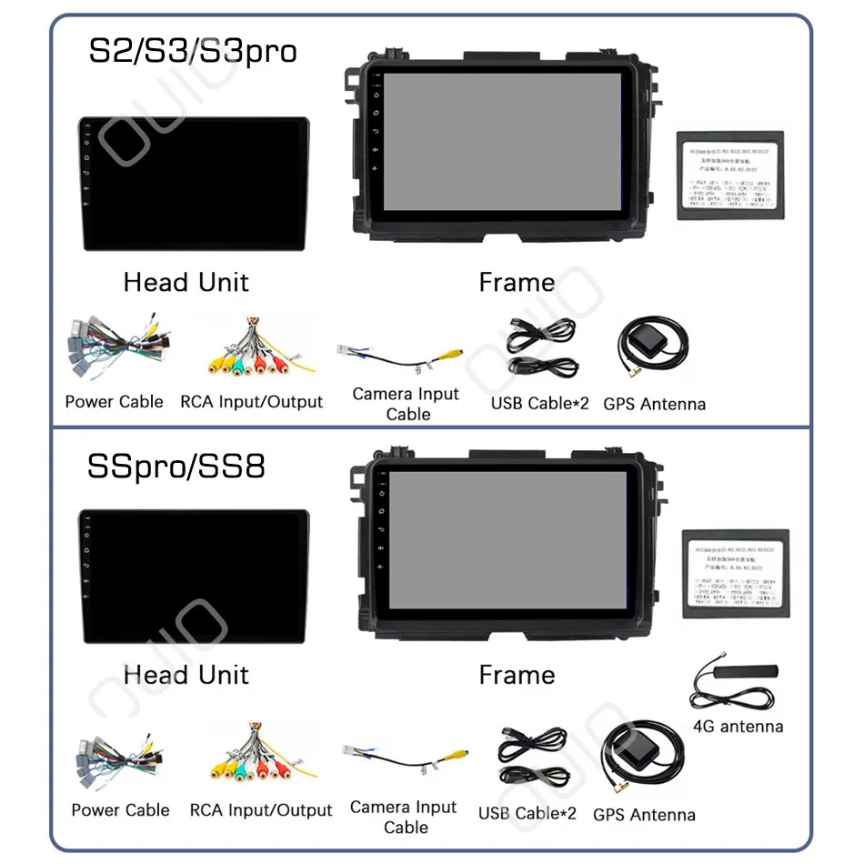 Android 13 radio For Honda HRV Vezel 2015 2016 2017 Car stereo Multimedia Video Player carplay Auto GPS Navigation 2din No dvd