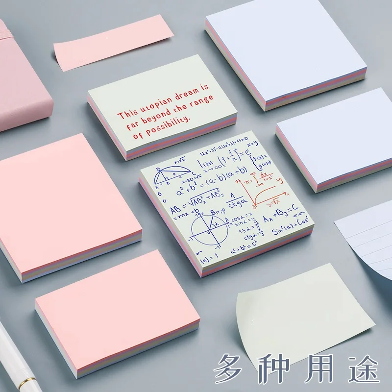 100 Sheets Paper Memo Pad Sticky Notes Bookmark Point Marker Sticker Office School Supplies Notebooks