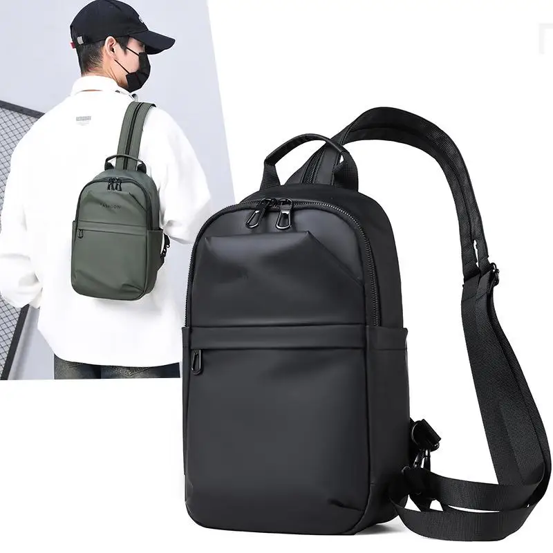 

Multi-functional Backpack Men's Casual Simple Large Capacity Crossbody Bag Fashionable Shoulder Bag Men's Fashionable Chest Bag