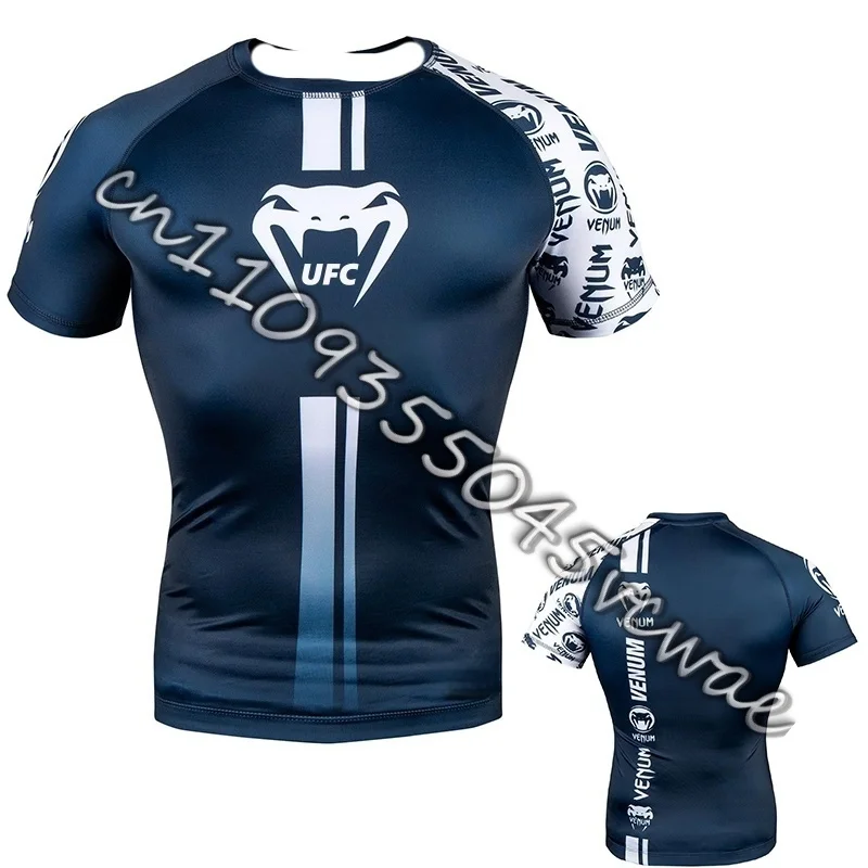 

Мужская футболка UFC с коротким рукавом, защищающая от падений: дышащая и быстросохнущая, для занятий спортом на открытом воздухе, поможет вам наслаждаться фитнесом.