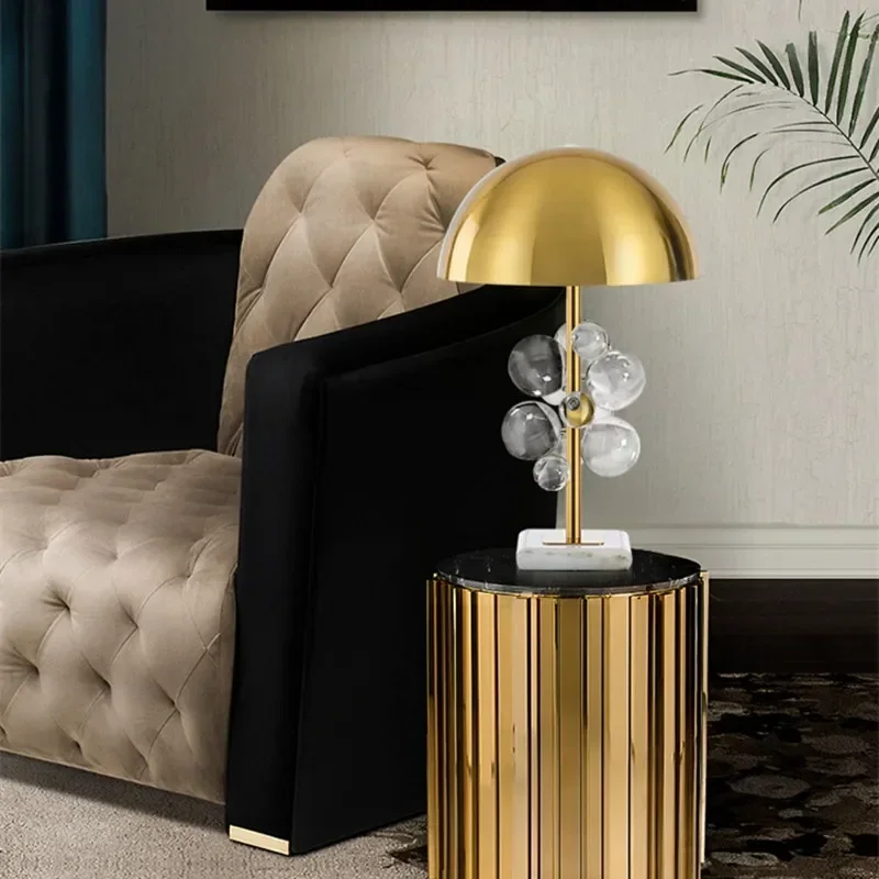 

Creative Crystal Table Lamp Colorful Crystal Transparent Bedroom Study Table Lamp Postmodern Table Lamp Room Decor