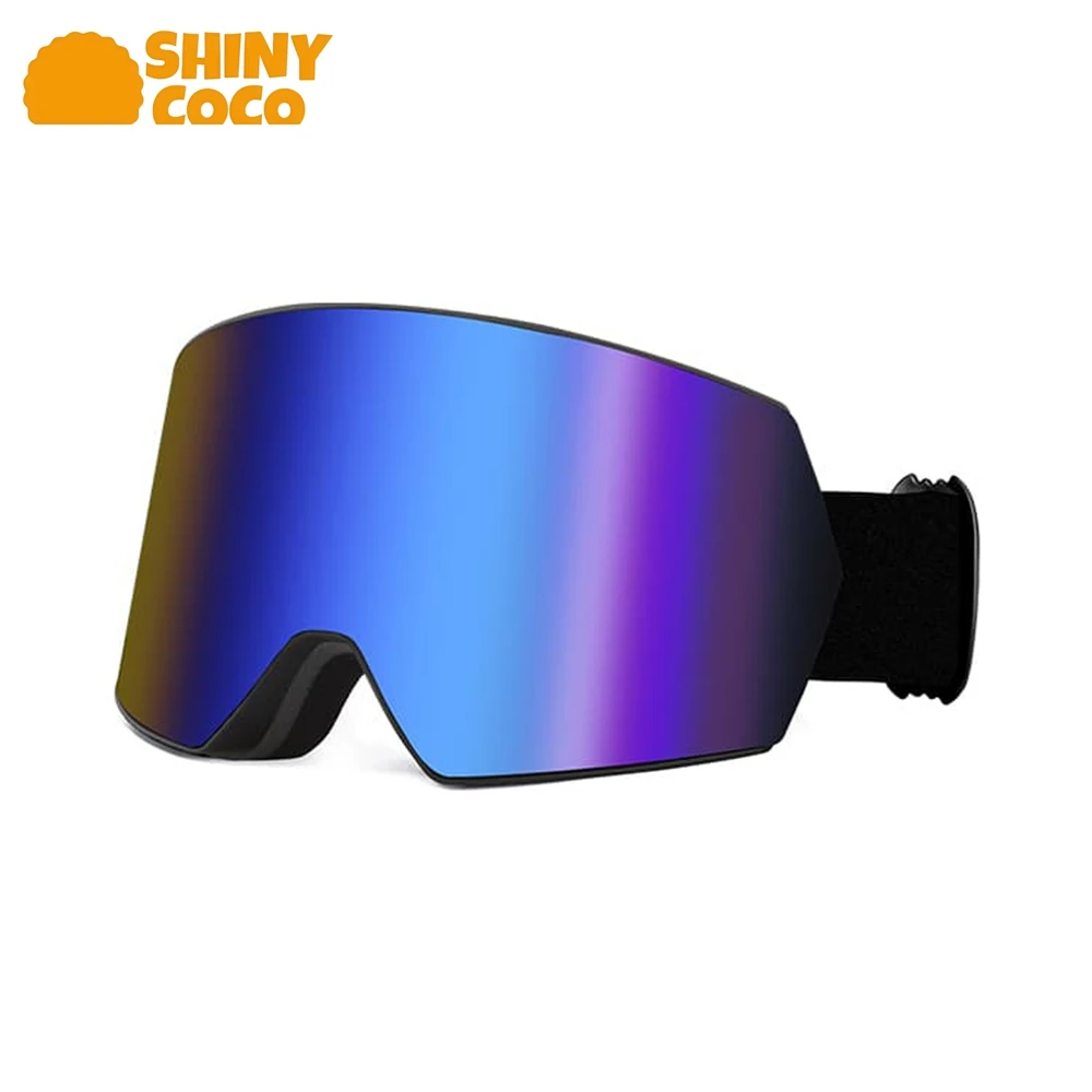 

ShinyCoCo Luxury Brand Sunglasses Ski Goggles Double Layer Windproof Anti Fog Goggles Cocker Lenses Sun Glasses Snow Goggles