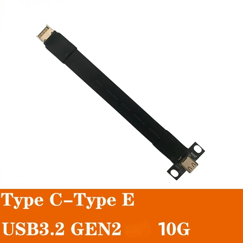 

Black/White Internal USB 3.2 Gen2 10Gbps Type C To Type E Adapter Type-E USB-C Extension Cable USB 3.1 Type E C Extension Cable