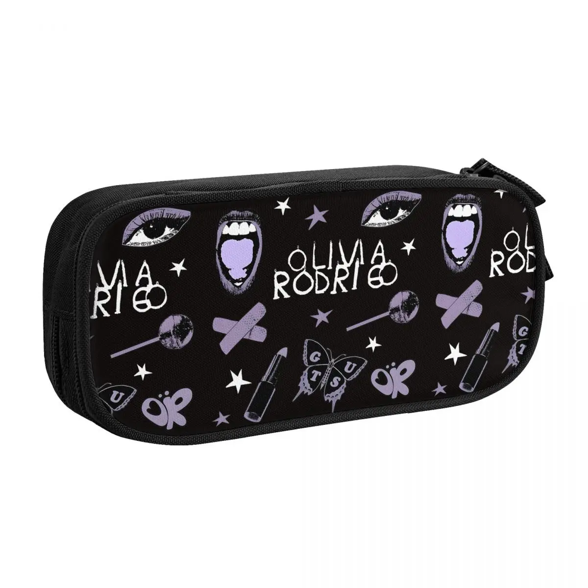 Custom O-Olivias Cute Pencil Cases Boy Girl Large Capacity Y2k Style Concert Vintage Pencil Bag School Supplies