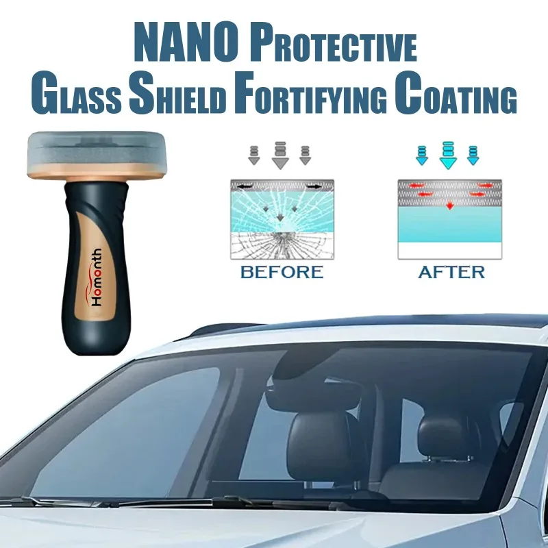 HomonthNano Protective Glass Shielding Reinforced Coating for Rainproof, Dustproof, and UV Resistant Glass Coating for Vehicles