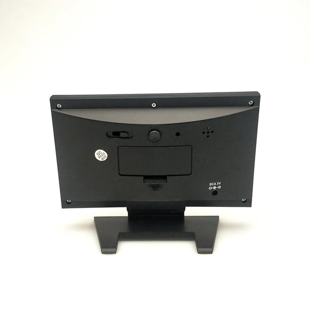 

1Pcs Large Screen Calendar Clock LED Digital Display Desktop Clock Multifunctional Silent Temperature Weather USB Cable