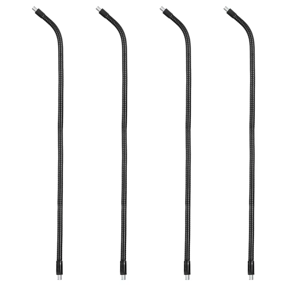 

Free Shipping 19.7\ Gooseneck, 4Pcs 3/8\-16 Male to Male Thread Metal Universal Hose Flexible Arm Gooseneck Tube Extension Holde