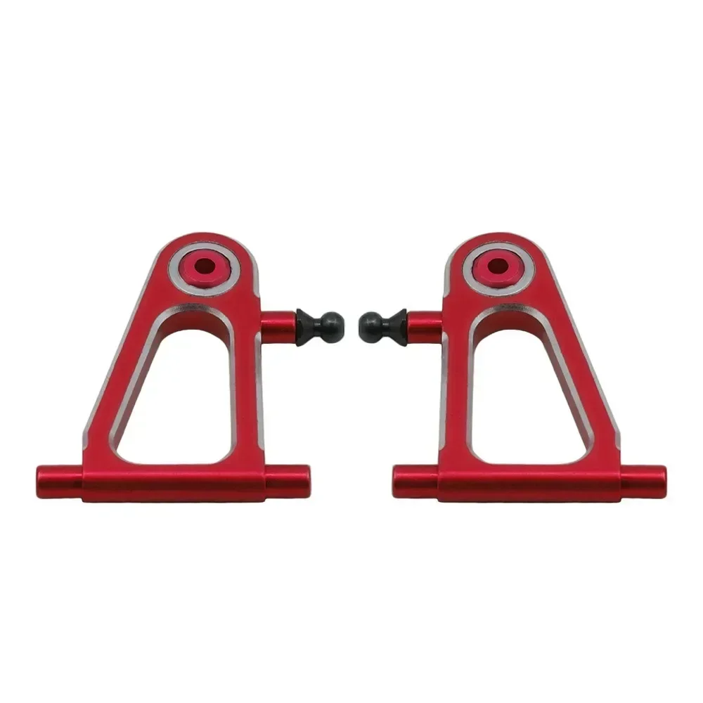Juego de brazo de suspensión inferior superior trasero delantero de Metal para Tamiya TT01 TT-01 1/10 RC accesorios de piezas de mejora de coche