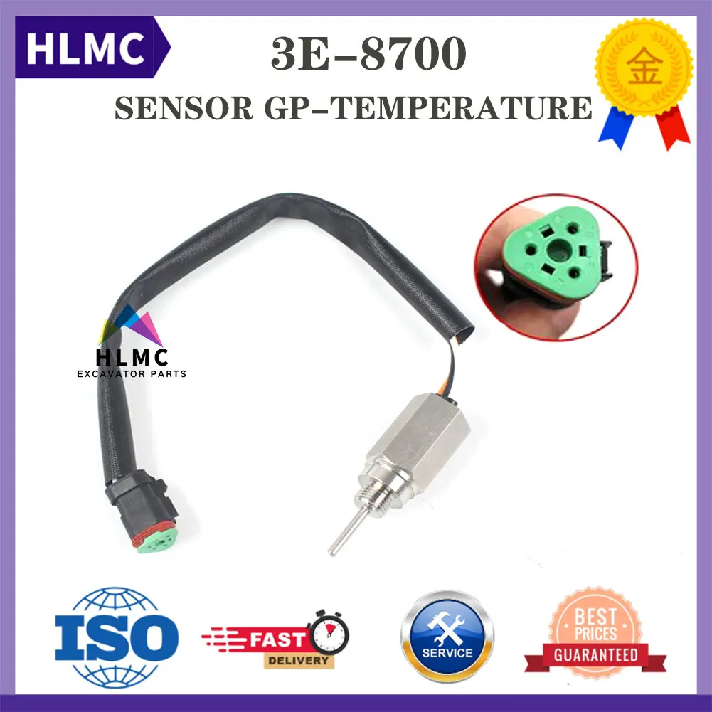 

Excavator Parts 3126 3306 3406 Water Temperature Sensor 3E-8700 3E8700 for Coolant Temperature Sensor Pressure Sensor