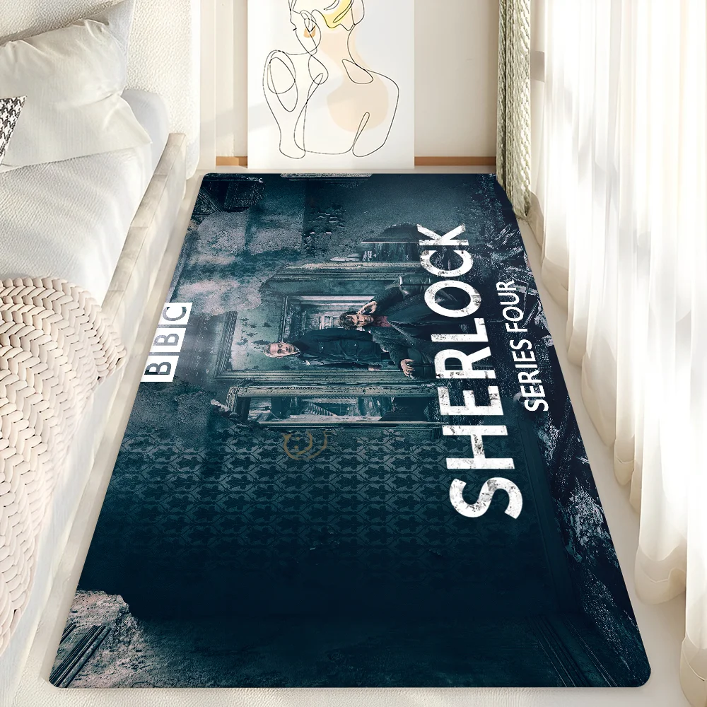 Sherlock Movie Kitchen Mat Nordic Style Bedroom Living Room Doormat Home Balcony Anti-Slip Welcome Rug