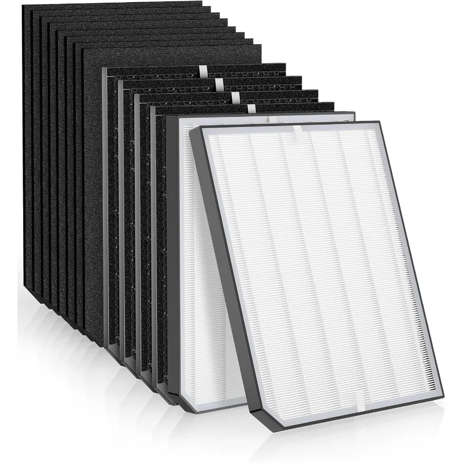 

2000 Replacement Filters Compatible with Air Doctor 2000 and 2000i Air Purifiers 2 High-Efficiency Filter 4 Activated Carbon Fi