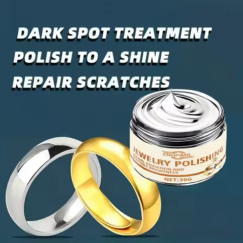 Fasilawei Jewelry Polishing Paste - Gold Silver Oxidation Remover Ring Bracelet Restoration Cream
