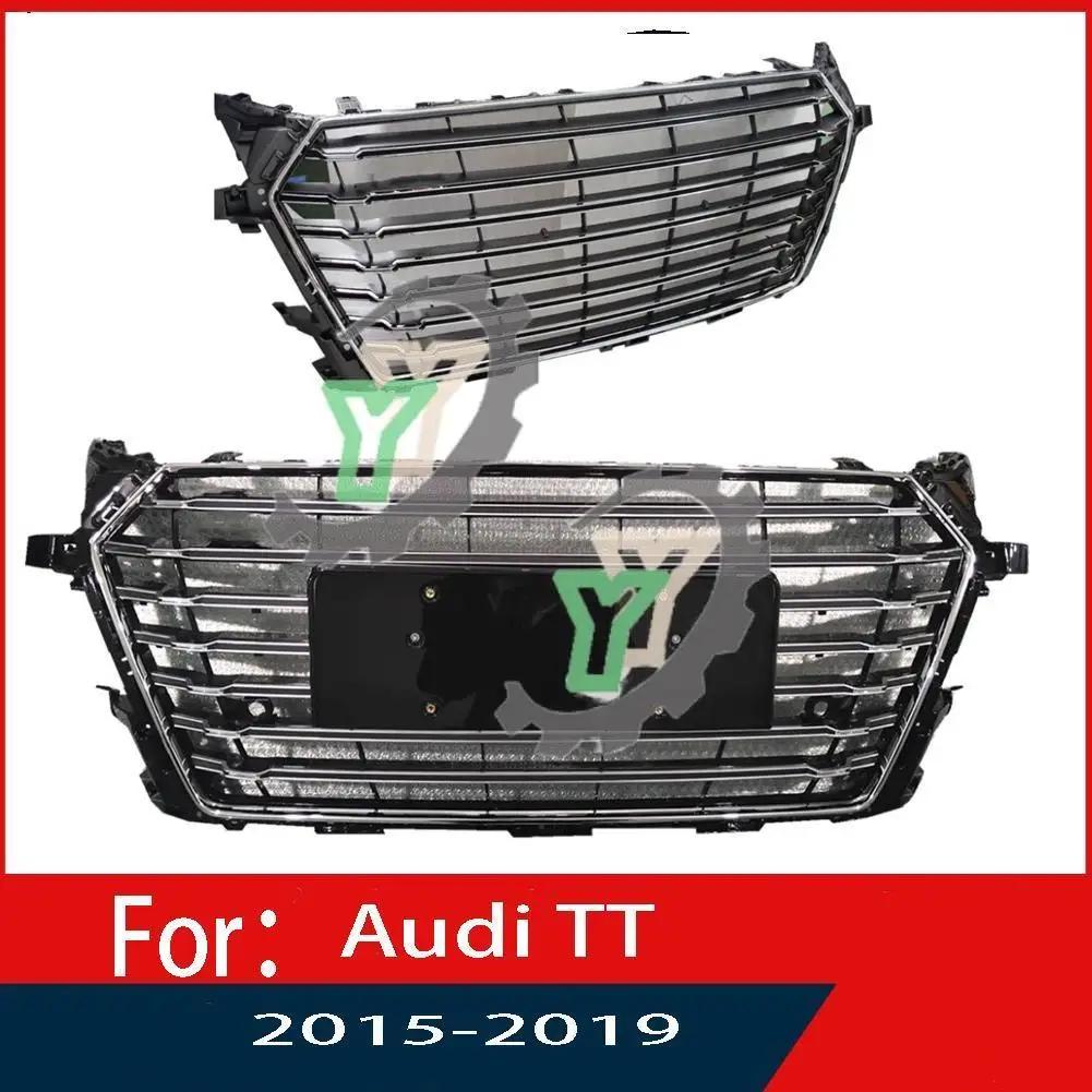 

For Audi TT 2015 2016 2017 2018 2019 Car Front Bumper Grille Centre Panel Styling Upper Grill (Modify For TTS style)