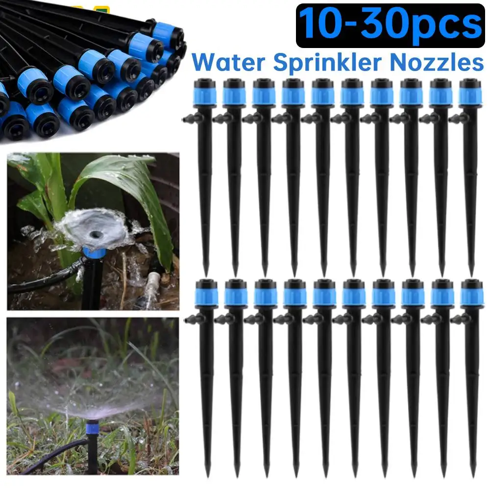 Garden Water Drip Irrigation System 360° Adjustable Water Sprinkler Nozzles for 4/7mm Hose Plants Drip Watering Spray Dripper