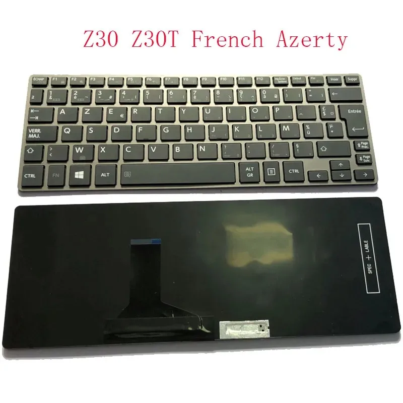 

French Azerty Keyboard For Toshiba Portege Z30 Z30T A B C Z30-A Z0T-B Z30-C Z30T-C BE Z30T-A Z30T-A1310 Z30-A1302 FR
