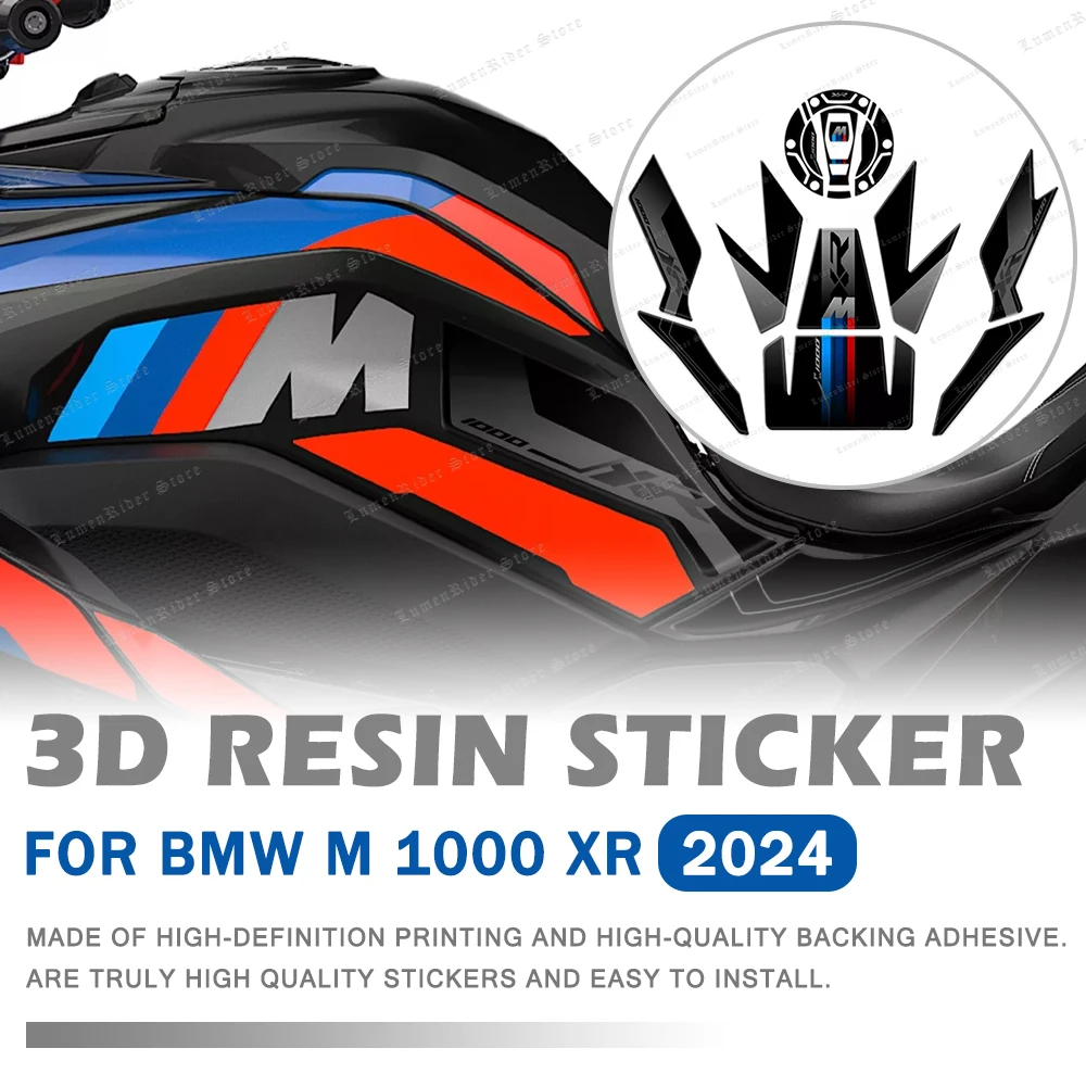 

For BMW S1000XR M1000XR Motorsport Motorcycle Tank Pad Protector Protection 3D Sticker Kits Gas Tank Pad Protection Decals