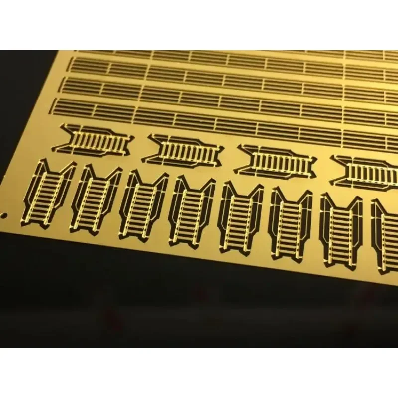 CY Model 1/350 Model Ship Building Hobby DIY Accessories for CYPE003/CYPE004 Etched Sheet Railing Ladder PE Etching Parts