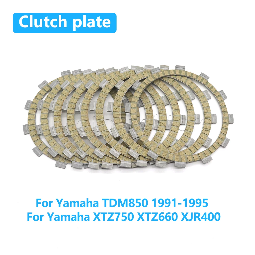 

For Yamaha TDM850 1991-1995 XTZ750 XTZ660 XJR400 XTZ 750 660 XJR 400 Motorcycle Clutch Plate Friction Disc Kits Accessories