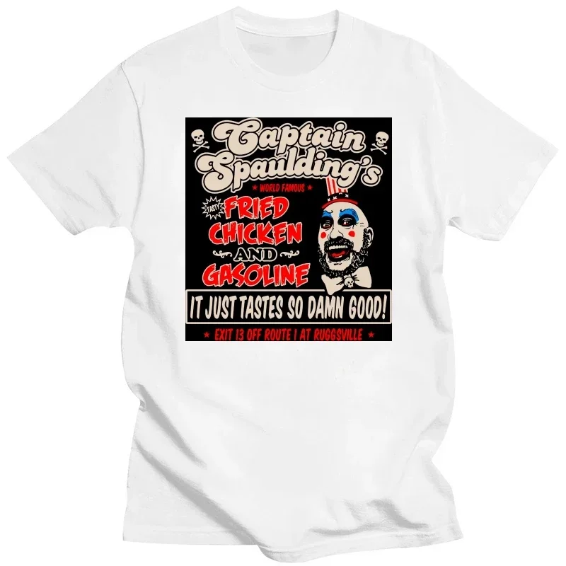 Unisex S-4XL Horror Fried Chicken And Gasoline Tee Shirt  New Captain Spaulding T-Shirt