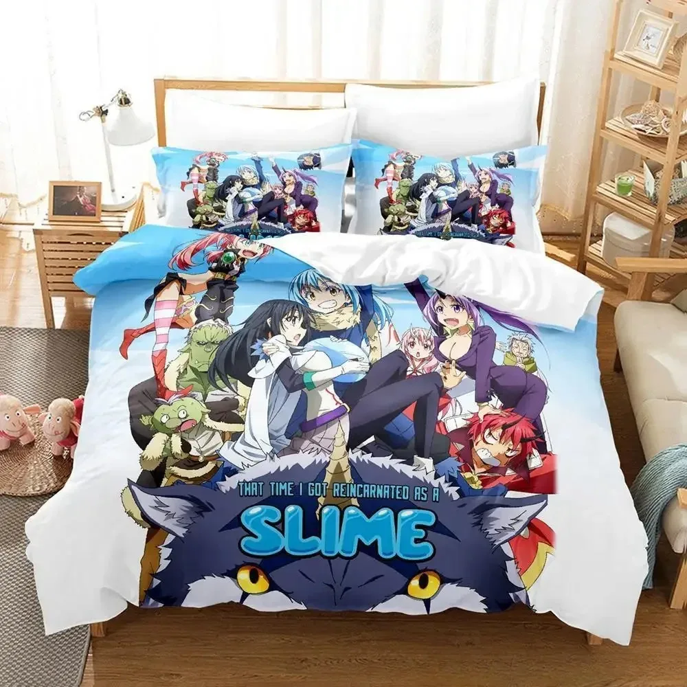 

That time i got reincarnated as a slime Bedding Set Single Twin Full Queen King Size Bed Set Adult Kid Bedroom Duvet cover Sets