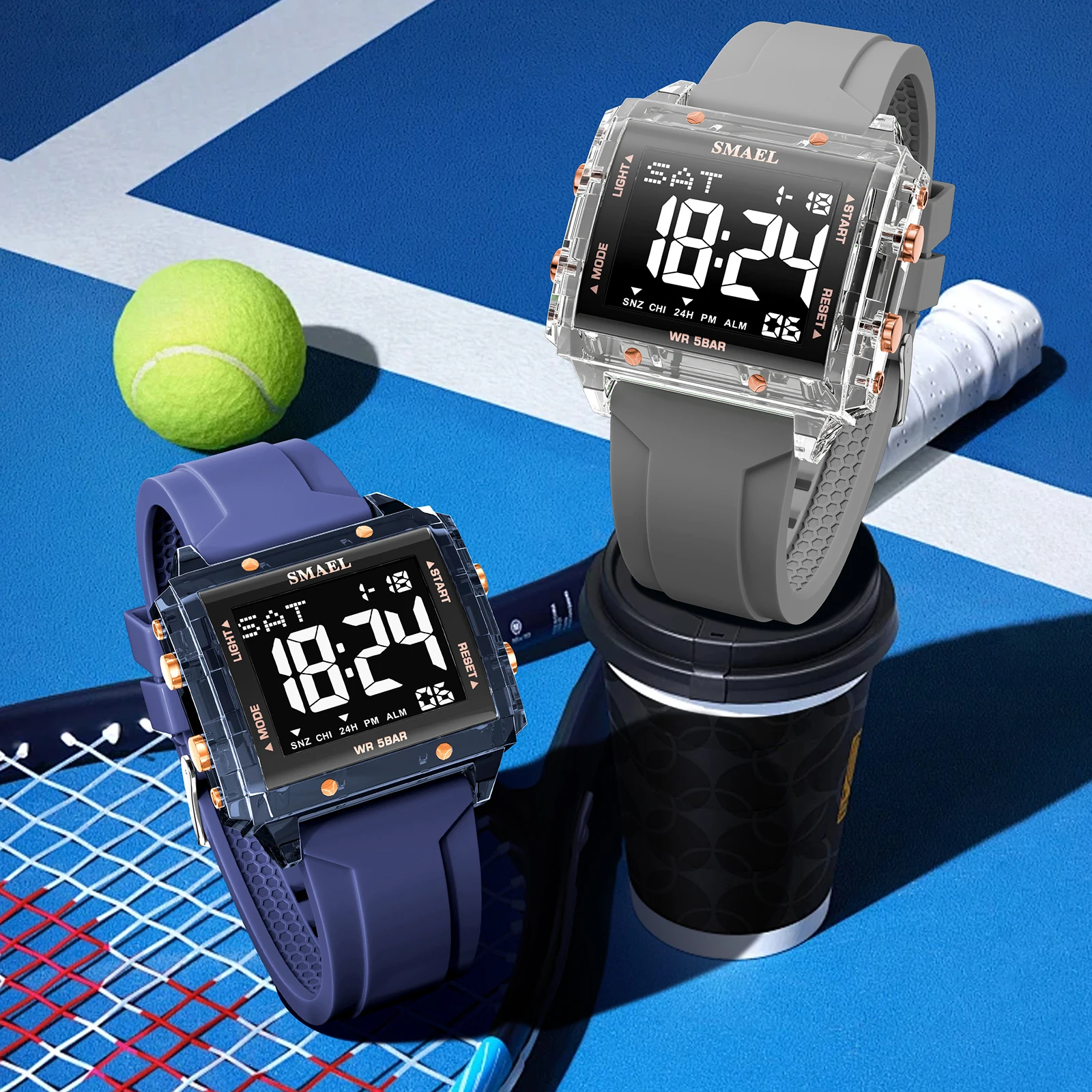 SMAEL Brand 8128 Waterproof Dropshipping Watch Alarm Clock Luminous Young Fashion Business Quartz Sport Wristwatches