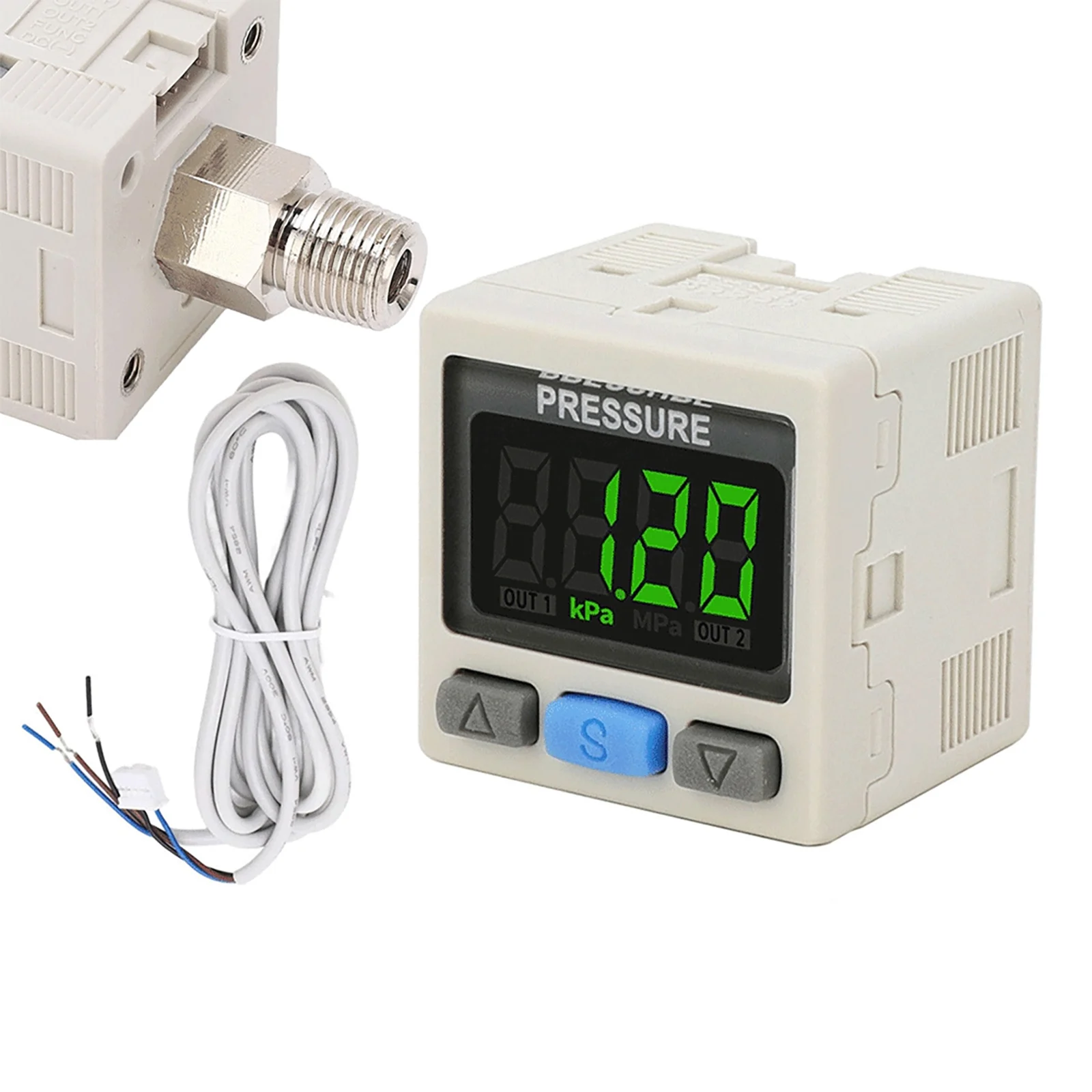ZSE30AF SMC Digital Pressure Switch RC 1/8in Air Pressure Regulator Valve For Pneumatic Vacuum Systems Digital Controller Swtich