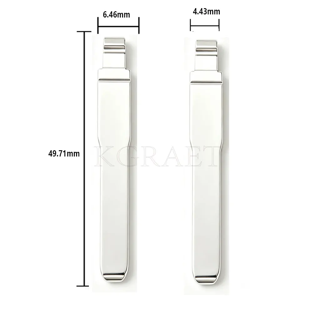 10pcs/lot #109 HU101 Blank Metal Uncut Flip Remote Key Blade For Ford Flip Key Remotes