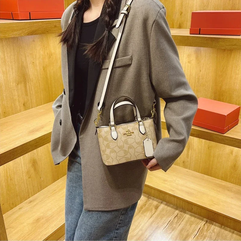 

New French printed handbag, versatile shoulder bag, trendy women's bag