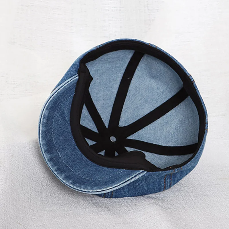 2024 Classic Kids Denim Hat for Boys Girls Adjustable Vintage Cowboy Cap Children Beret Hats Korean Baby Accessories 2-12 Years