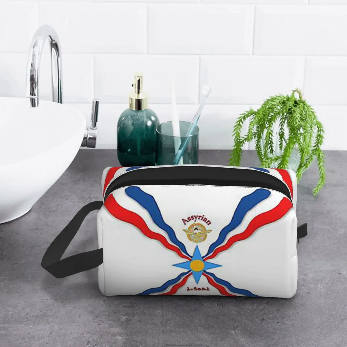 luxo-assyrian-suryoyo-bandeira-saco-de-maquiagem-organizador-de-cosmeticos-armazenamento-dopp-kit-de-higiene-pessoal-saco-de-cosmeticos-lapis-caso