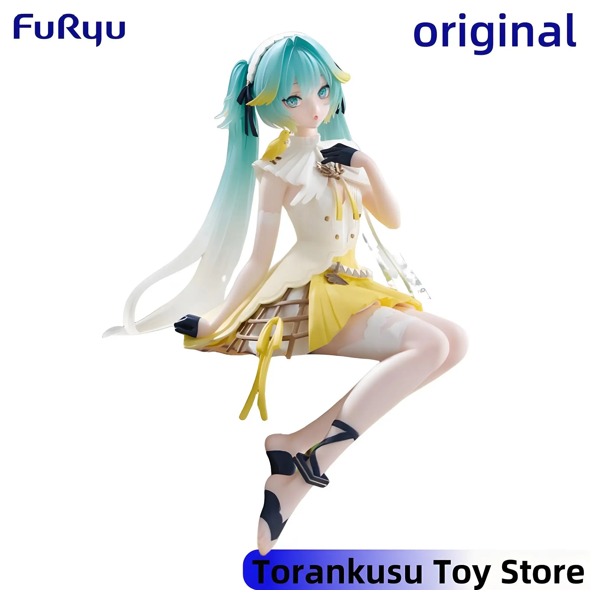 フリュー初音ミクアニメミクカナリアヌードルストッパーアクションフィギュアモデルフィギュアオリジナルフィギュアーツ装飾玩具