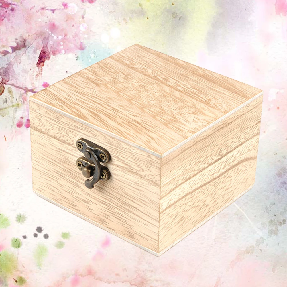 

1pc Wooden Watch Box Candlenut Material Durable Storage Case Watches Jewels Display Business Home Use Detachable Cushions Watch